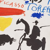 Picasso Originalzeichnung