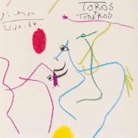 Picasso Originalzeichnung