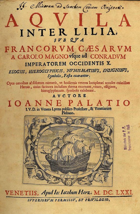 Johannes Palatius - Aquila. 6 Tle. 1671 und 1679.