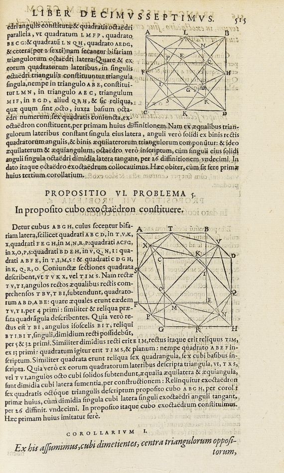 Euklid - Elementa libris XV.