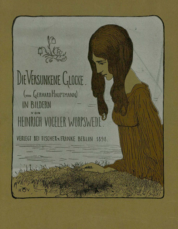 Heinrich Vogeler - Hauptmann, Versunkene Glocke. 1898.