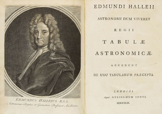 Edmund Halley - Tabulae astronomicae. 1749.