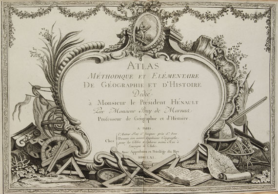 Buy de Mornas, Ch. - Atlas méthodique et élémentaire de géographie... 1761-62