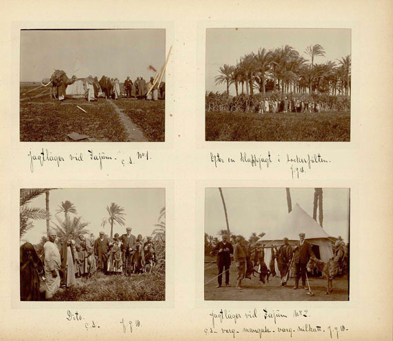 Reisefotografie - Fotoalbum Ägypten. 1908