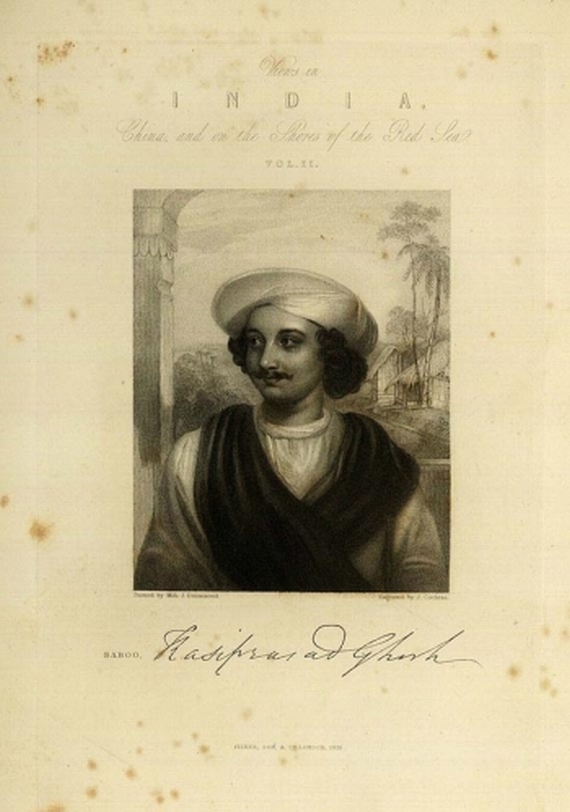 Robert Elliott - Ansichten von Ost-Indien. 2 Bde. 1835.