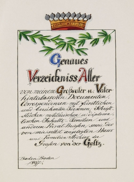 Genealogie - Familien-Archiv. 1897