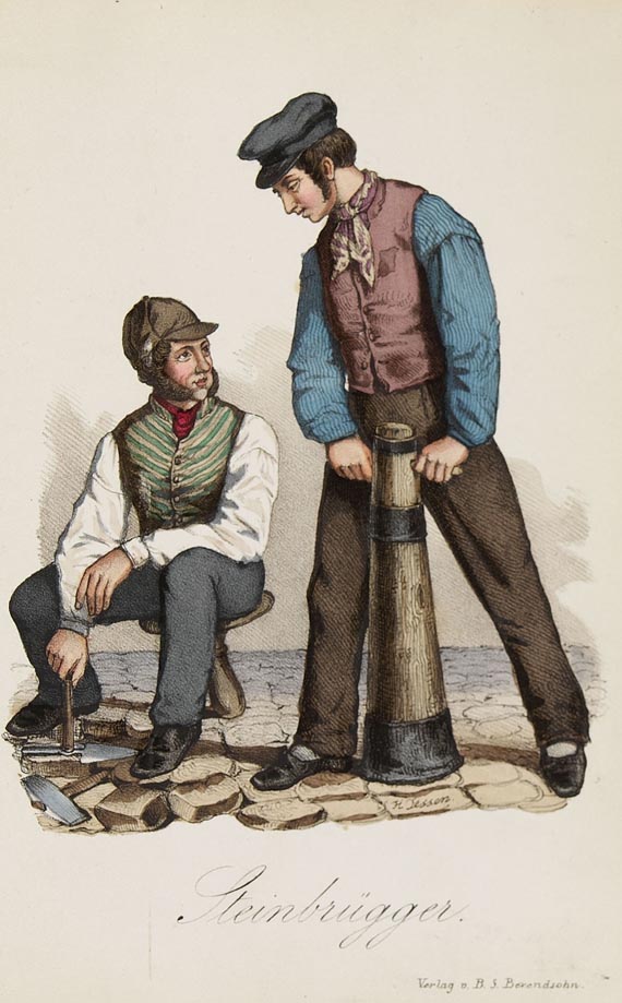 Friedrich Georg Buek - Album Hamburgischer Costüme. 1843