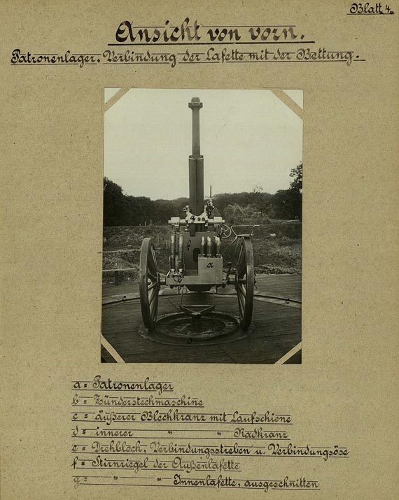 Waffentechnik - Foto-Manuskript, Lille. ca. 1917