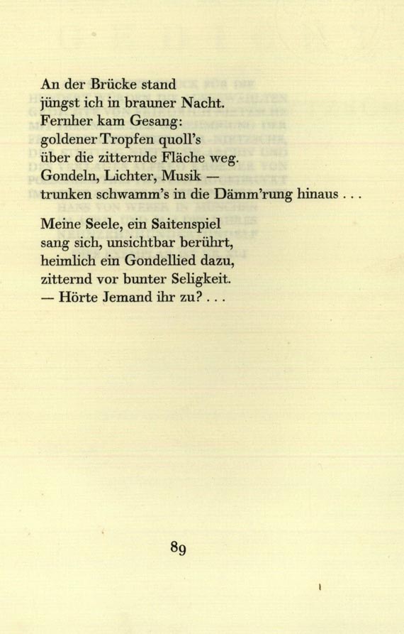 Friedrich Nietzsche - Ausgewählte Gedichte. 1911