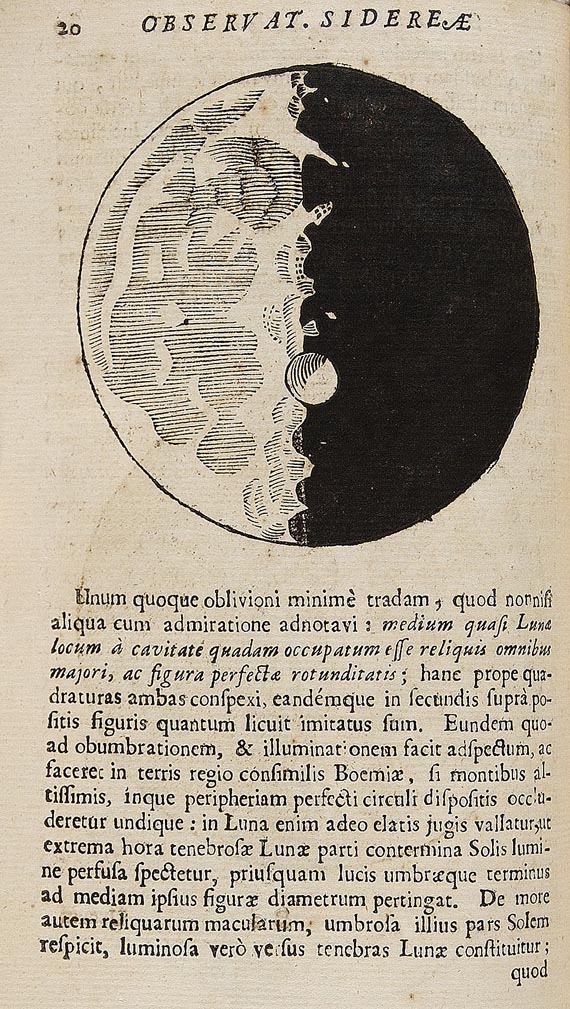 Galileo Galilei - Sidereus nuncius + 2 weitere Schriften. 1653