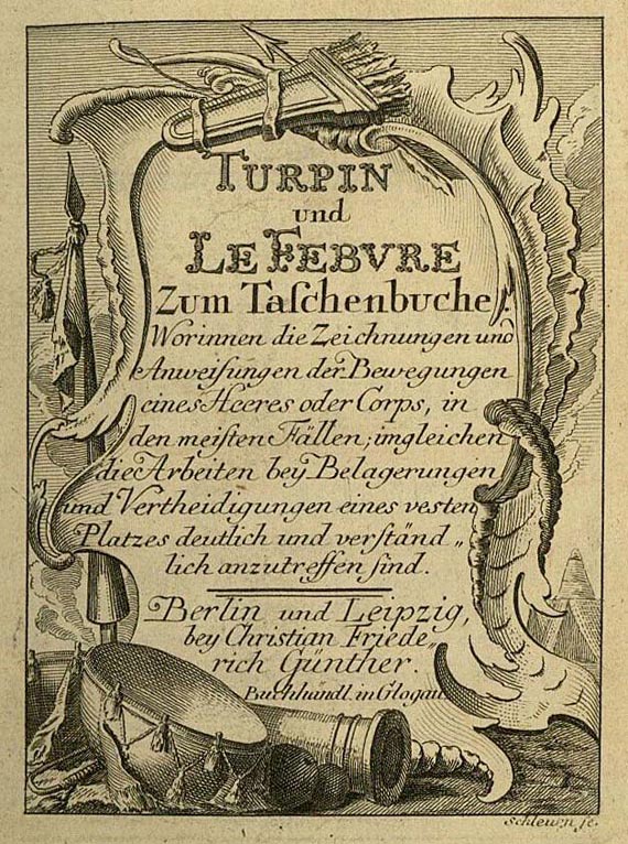 Lancelot Théodore Comte de Turpin de Crissé - Anweisungen der Bewegungen eines Heeres. 1764