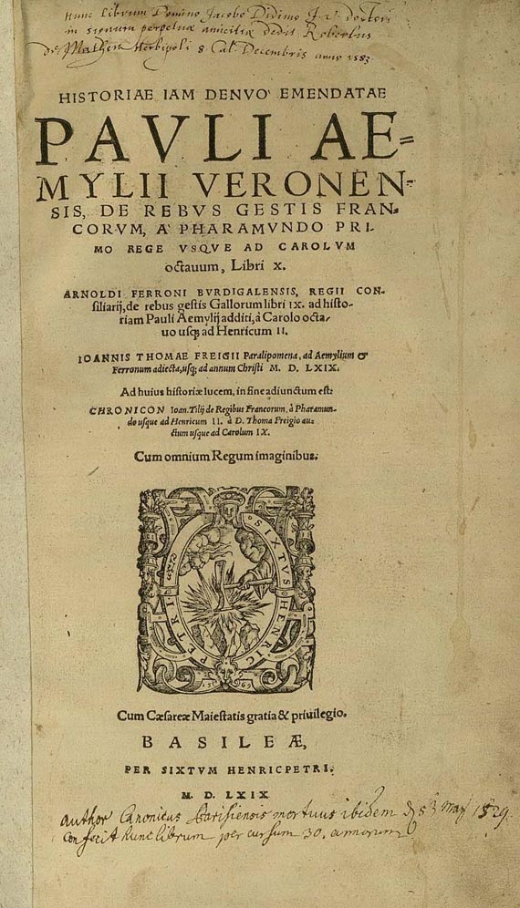 Portus Aemilius - Historiae iam denvo, 1569
