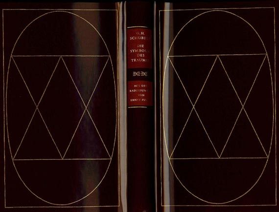Ernst Fuchs - Schubert, G. H. von, Symbolik des Traumes, 1968 + Harvey, Bewegung des Herzens, 1970