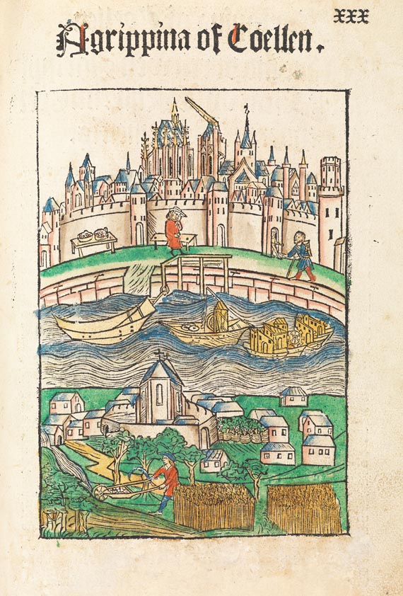   - Die Chronica van der hilliger Stat Coellen, 1499.
