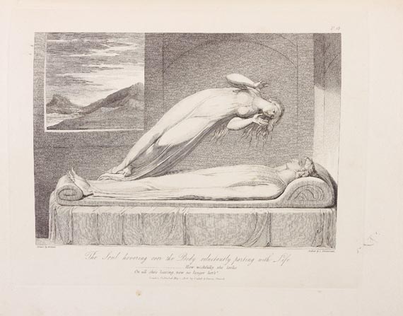 William Blake - Blair, The Grave (1808)