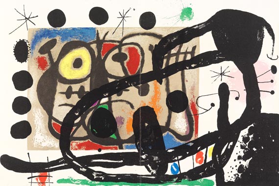 Joan Miró - Peintures sur cartons, Nr. 72 von 150 Exemplaren, signiert, 1965