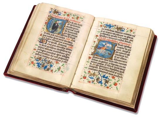  Manuskripte - Stundenbuch auf Pergament. Um 1500. - Weitere Abbildung