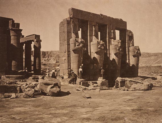  Reisefotografie - Reiseerinnerungen aus Egypten, Italien, Tunis und D.O.Afrika. Fotoalbum. Um 1900-1910. - Weitere Abbildung