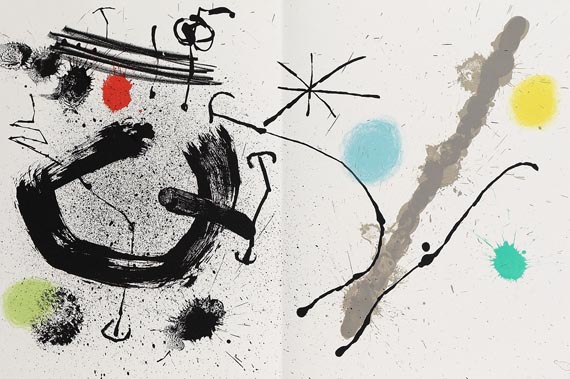 Joan Miró - Goll: Bouquet de rêves pour Neila. 1967