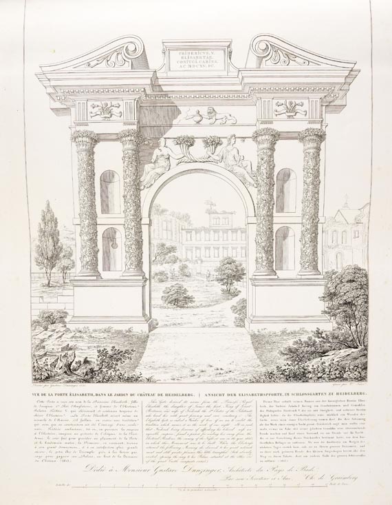 Carl von Graimberg - Antiquitäten des Heidelberger Schlosses, 1830.