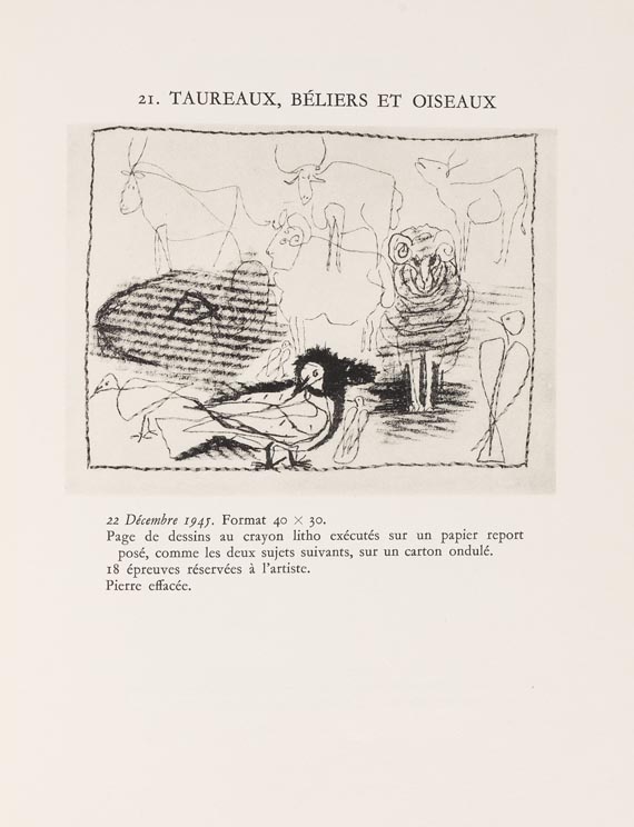 Pablo Picasso - Lithographe. 4 Bde. 1949-64 - Weitere Abbildung