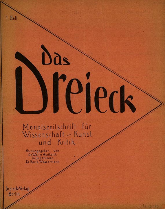 Dreieck, Das - Das Dreieck. 1924