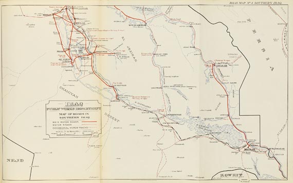   - Maps of Iraq. 1929