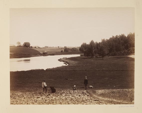 Ansichten von Lautzen - Fotoalbum: Ansichten von Lautzen. Um 1890