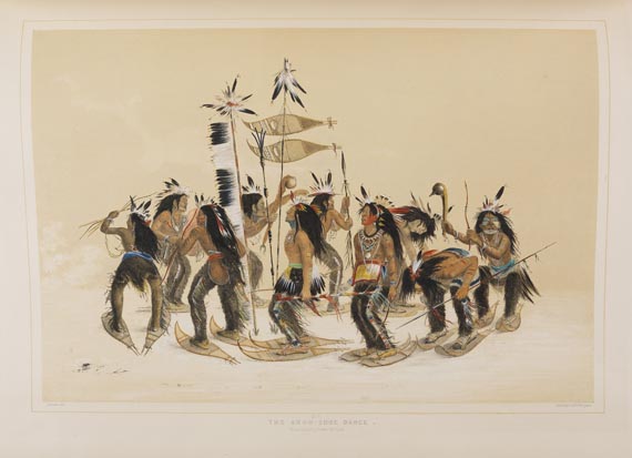 George Catlin - North American Indian Portfolio. 1844. - Weitere Abbildung
