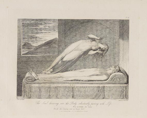 William Blake - The Grave. 1808.