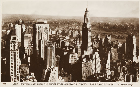 New York-Album - Album. Postkarten New York. Ca. 1925.