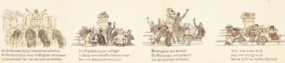   - Internat. Taubstummencongress Stockholm. 1884. - Weitere Abbildung