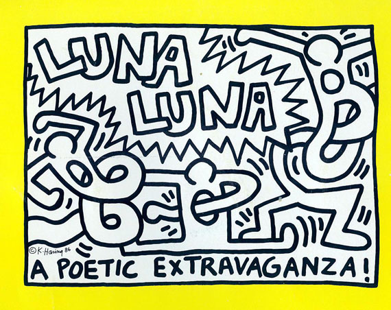 Keith Haring - Luna Luna. 1986.