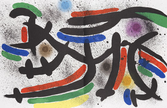 Joan Miró - Joan Miró. Der Lithograph. 1972.