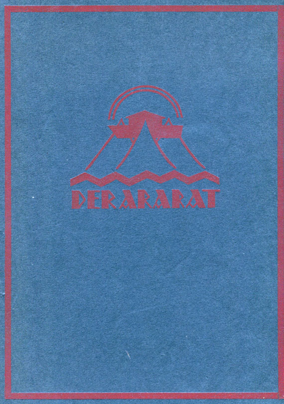   - Der Ararat. 1920-21. 2 Tle.