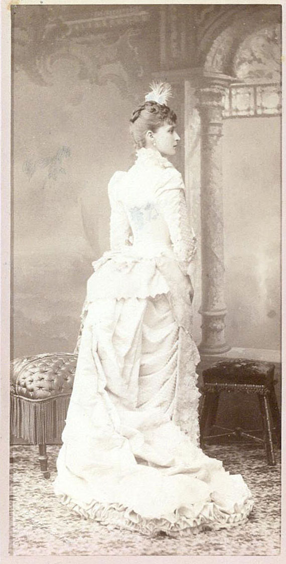 Fotografie - 6 Orig.-Fotografien Atelier Bergamasco. Portraits Jesilaweta Fjodorowna Romanowa. Ca. 1880.
