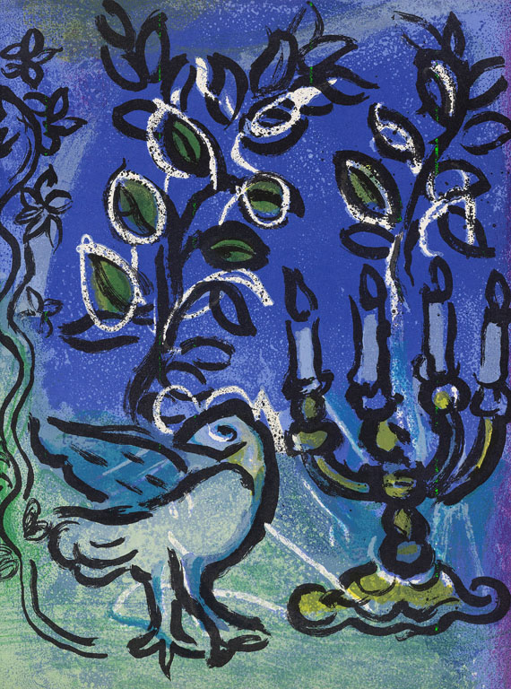 Marc Chagall - Vitraux pour Jérusalem. 1962.