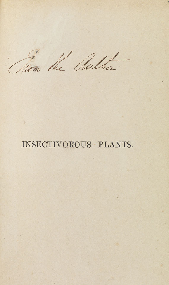 Charles Darwin - Insectivorous plants. 1875.