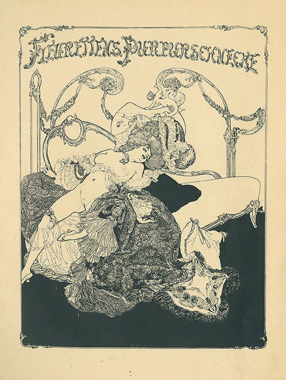 Franz von Bayros - Amadeus, F., Fleurettens Purpurschnecke. 1905