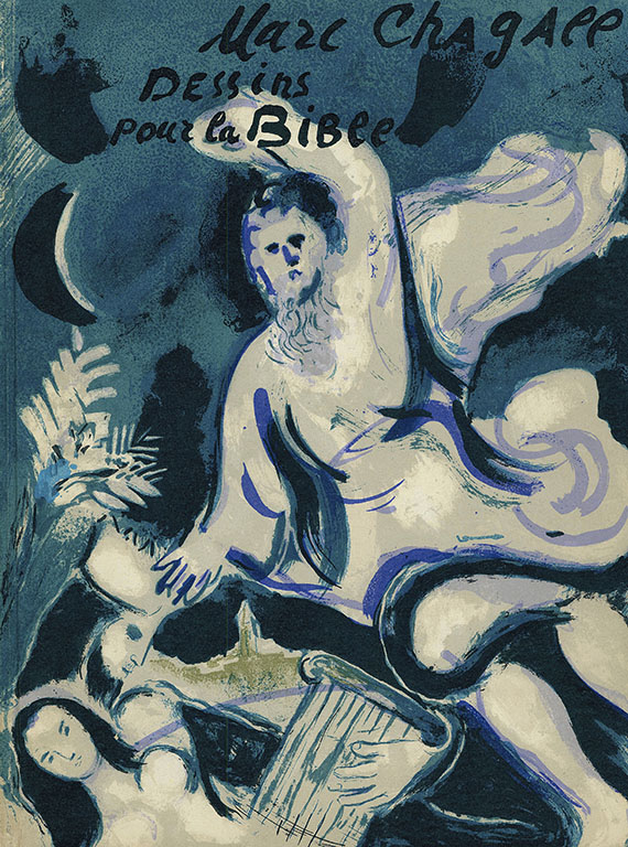 Marc Chagall - Verve, Dessins pour la Bible. 37-38. 1960