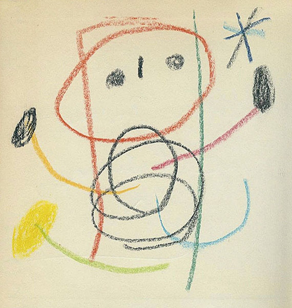 Joan Miró - Scheidegger, E., Joan Miró. Mit Zeichnungen. 1957.
