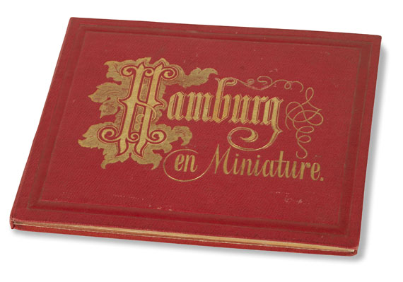 Wilhelm Heuer - Miniatur-Album von Hamburg. Um 1865.