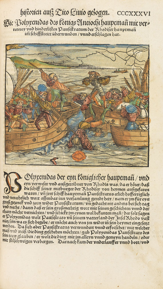 Titus Livius - Römische Historien. 1533. - Weitere Abbildung