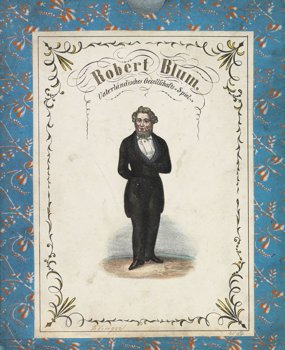 Robert Blum - Robert Blum. Vaterländisches Gesellschafts-Spiel. Um 1850 - Weitere Abbildung