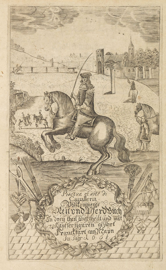  Pferde - Lieb, Chr. J., Practica et arte di cavalleria. - Weitere Abbildung