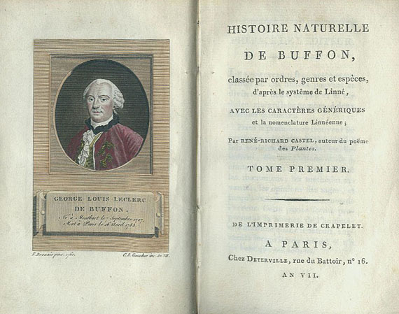 Georges Louis Lerclerc Buffon - Histoire naturelle. 26 Bde.