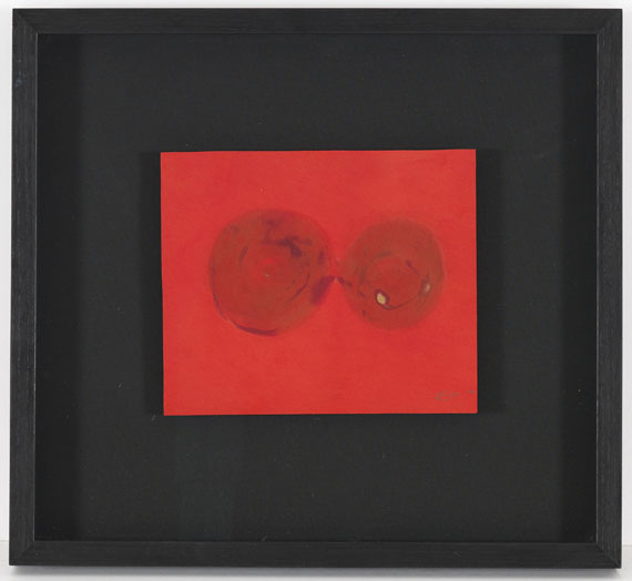 Otto Piene - Feuergouache - Rahmenbild