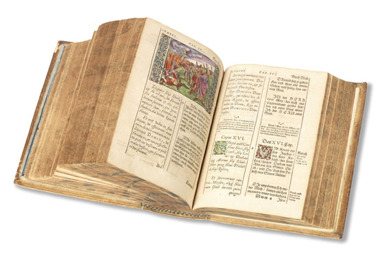  - Biblia germanico-latina, 8 Bände. - Weitere Abbildung