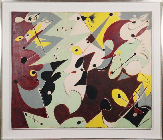 Ernst Wilhelm Nay - Irisches Märchen - Rahmenbild