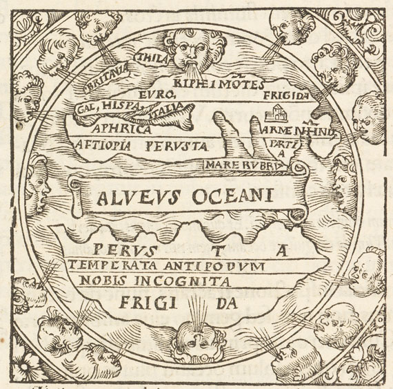 Ambrosius Theodosius Macrobius - In somnium, 1526.  - Vorgeb.: Tacitus, Historia Augusta actionum. 1519. - Weitere Abbildung